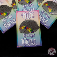 Load image into Gallery viewer, Hue The Pride Turtle Enamel Limited Run Pin