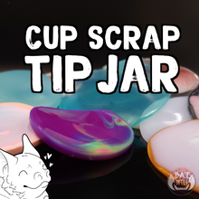 Load image into Gallery viewer, Cup Scrap Tip Jar
