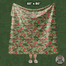Load image into Gallery viewer, Natural Mushroom Sherpa blanket