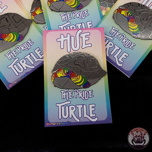 Hue The Pride Turtle Enamel Limited Run Pin