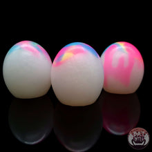 Load image into Gallery viewer, Clutch of Classic Eggs Large 00-30 Melted Crayon UV GITD
