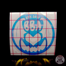 Load image into Gallery viewer, Holographic Glow in the Dark BBA Logo Vinyl Decal
