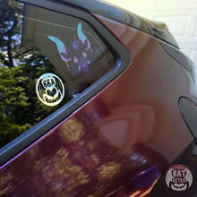 Load image into Gallery viewer, Holographic Glow in the Dark BBA Logo Vinyl Decal
