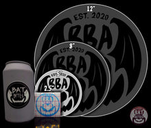 Load image into Gallery viewer, Holographic Glow in the Dark BBA Logo Vinyl Decal
