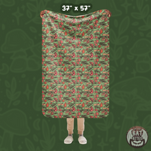 Load image into Gallery viewer, Natural Mushroom Sherpa blanket
